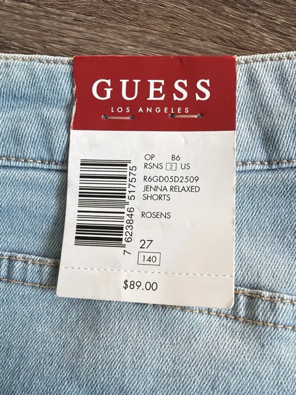 GUESS Women's Light Blue Denim Shorts